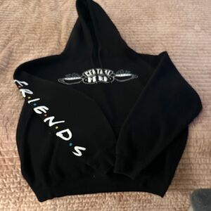 Hanes Black Friends Hoodie